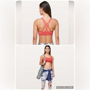 🍋 Lululemon LIKE NEW Energy Bra - Poppy Coral (?) - Sz 12